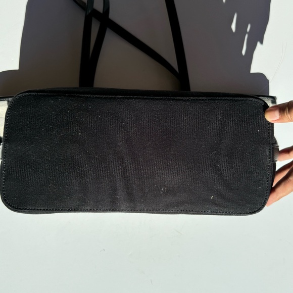 Cole Haan Black White Checkered Tote Bag - Picture 11 of 12